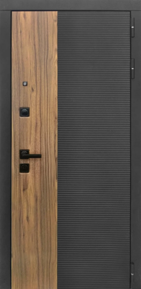 Входная дверь ДвериПРО Модель Л-46 Гладкая Белый матовый DPRO227904 внешняя сторона